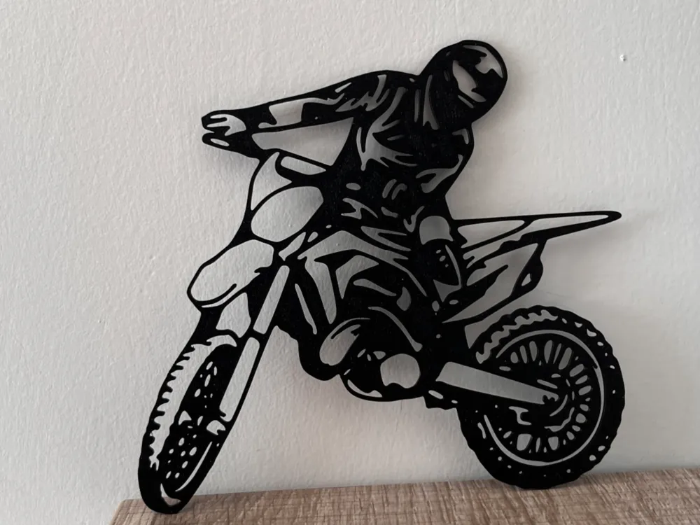 MotoCross 3D – Decor Moto pentru Perete